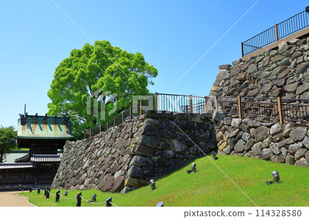 Koriyama Castle ruins, castle tower and Yanagisawa Shrine, Yamatokoriyama City, Nara Prefecture 114328580