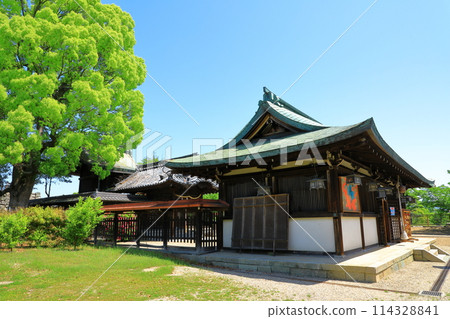 奈良縣大及郡山市、郡山城跡、柳澤神社 奈良縣大及郡山市、郡山城跡、柳澤神社 114328841