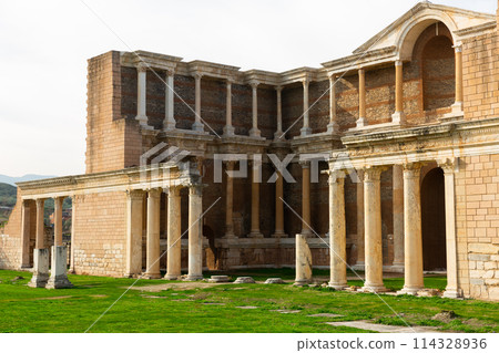 Sardis antic city ruins 114328936