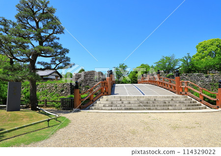 奈良縣大及郡山市、郡山城蹟、極樂橋 114329022