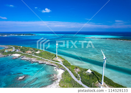 【沖繩/宮古島】用無人機拍攝西平安名崎、池間島、池間大橋和宮古島美麗的藍色大海⑦ 【沖繩/宮古島】用無人機拍攝西平安名崎、池間島、池間大橋和宮古島美麗的藍色大海⑦ 114329133