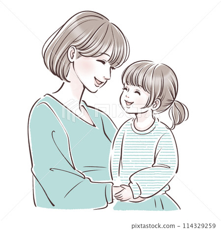 親子插畫素材 親子插畫素材 114329259
