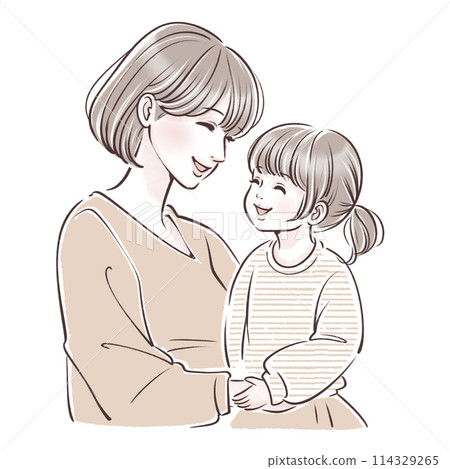 親子插畫素材 親子插畫素材 114329265