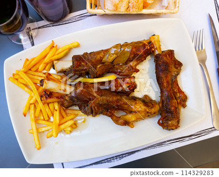 Baked lamb shins Baked lamb shins 114329283