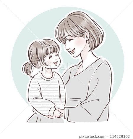 親子插畫素材 親子插畫素材 114329302