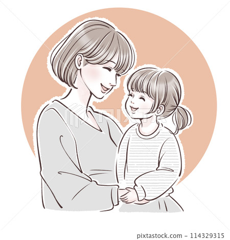 親子插畫素材 親子插畫素材 114329315