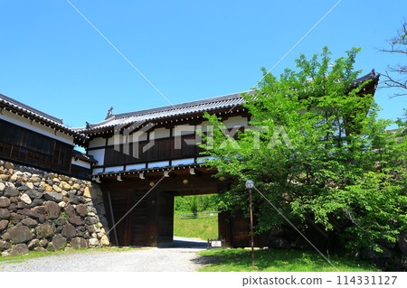 奈良縣大和郡山市郡山城跡大手門 114331127