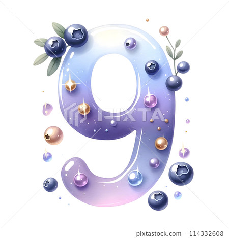 3D Number nine 114332608