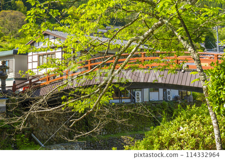 奈良、室生寺、室生川上的太鼓橋 114332964