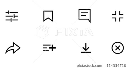 Application icons and interfaces 114334718