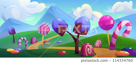 Candy land background 114334760