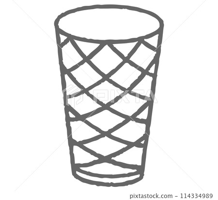 Simple illustration of Edo Kiriko Simple illustration of Edo Kiriko 114334989