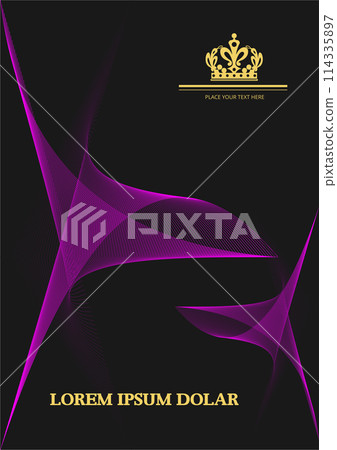 Abstract futuristic background with place text for ad. Color vector 3d illustration Abstract futuristic background with place text for ad. Color vector 3d illustration 114335897