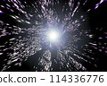外太空扭曲圖像的背景材料（蟲洞/黑洞圖像） 114336776