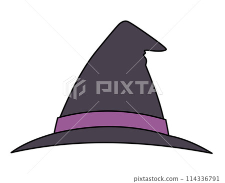 Witch hat illustration 114336791