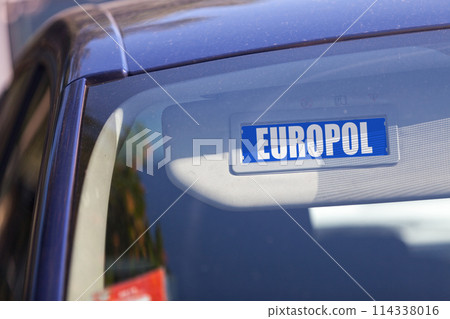 Europol sign Europol sign 114338016