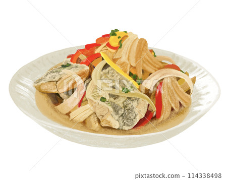 Nanban pickled mackerel Nanban pickled mackerel 114338498