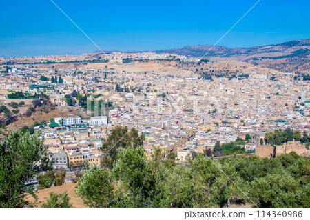 Fes, a city in northern inland Morocco, Africa Fes, a city in northern inland Morocco, Africa 114340986