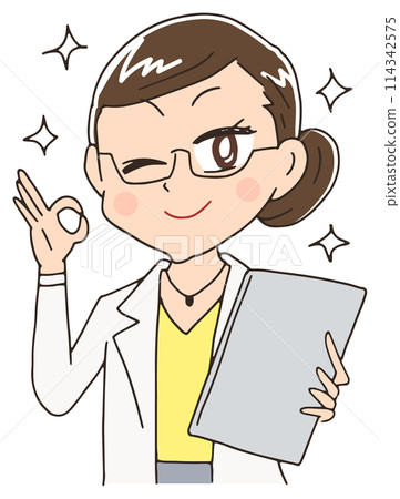 Doctor Beauty Researcher Woman 114342575