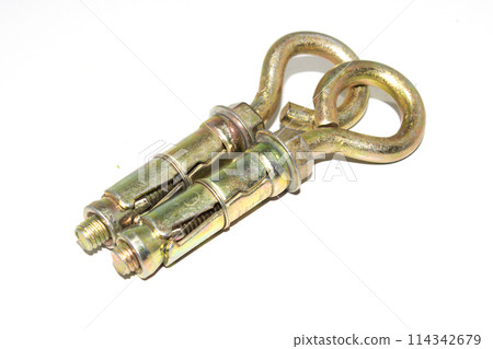 A picture of wall hook with selective focus A picture of wall hook with selective focus 114342679