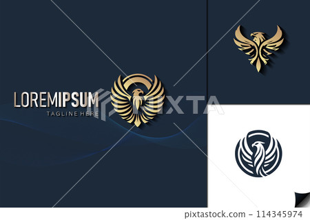 eagle logo set 114345974