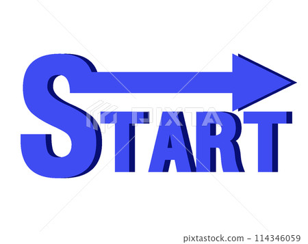 START - Shadowed design letters START - Shadowed design letters 114346059