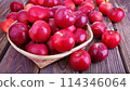 Bright red apple 114346064