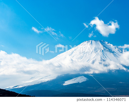 冬季從富士山中湖山邊天文台眺望 114346071