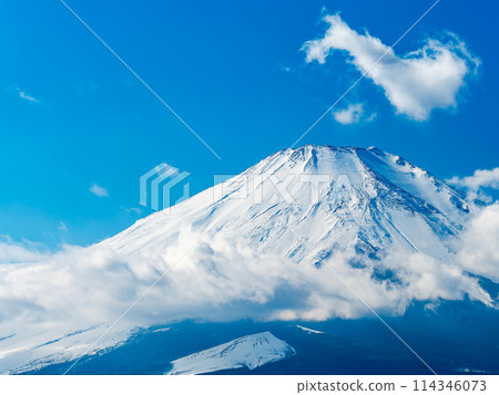 冬季從富士山中湖山邊天文台眺望 114346073