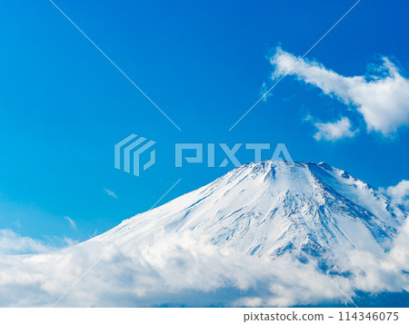 冬季從富士山中湖山邊天文台眺望 冬季從富士山中湖山邊天文台眺望 114346075