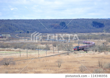 根室本線尺別乙別 JR Freight DF200-53（鷲別） 114346956