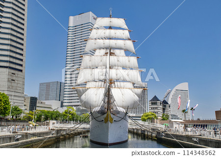 橫濱港未來地區、日本丸紀念公園、帆船「日本丸」、全帆展、國家重要文化財產 114348562