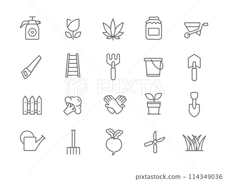 Garden Icons 114349036