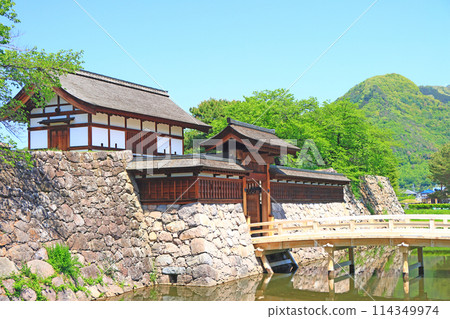 Scenery of Matsushiro Castle Taikomon Gate, Nagano City, Nagano Prefecture Scenery of Matsushiro Castle Taikomon Gate, Nagano City, Nagano Prefecture 114349974