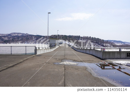 春天的當別水庫正面・2024年 114350114