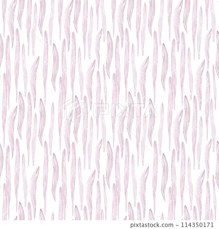 Hand drawn watercolor grey monochrome palm tree leaves seamless pattern isolated on powdery background. Can be used for textile, fabric and other printed products. Hand drawn watercolor grey monochrome palm tree leaves seamless pattern isolated on powdery background. Can be used for textile, fabric and other printed products. 114350171