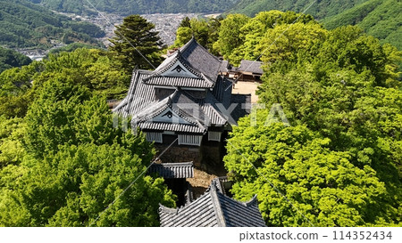 天空中的山城【備中松山城】無人機航拍_BTM_No30 114352434