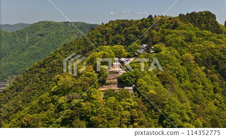 天空中的山城【備中松山城】無人機航拍_BTM_No64 天空中的山城【備中松山城】無人機航拍_BTM_No64 114352775