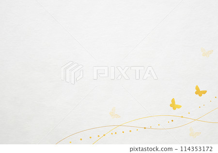 日本紙紋理與蝴蝶圖案_豪華日本現代背景 日本紙紋理與蝴蝶圖案_豪華日本現代背景 114353172