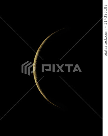 A thin moon just 1.8 days old from the new moon 114353195