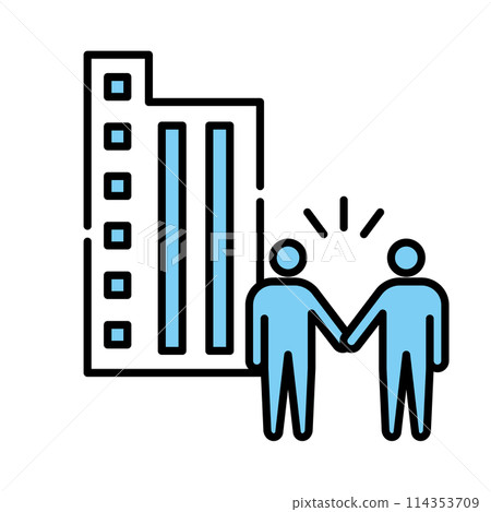 業務圖示握手 業務圖示握手 114353709