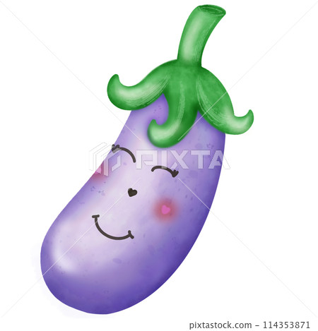 Vegetable characters cartoon with eyes. Cute funny characters. Cartoon style. Hand drawn colored illustration. All elements are isolated. Vegetable characters cartoon with eyes. Cute funny characters. Cartoon style. Hand drawn colored illustration. All elements are isolated. 114353871