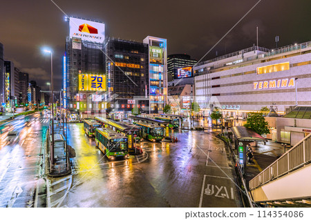 Tokyo cityscape in Japan, overlooking Kinshicho Station and other areas = May 8, 2024 114354086
