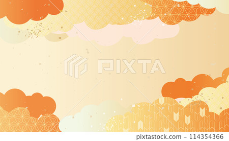 日式日式花紋素材圖案套裝 114354366