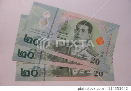 3 x 20 baht notes King Vajiralongkorn 3 x 20 baht notes King Vajiralongkorn 114355442