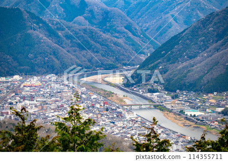 備中松山城的風景 備中松山城的風景 114355711