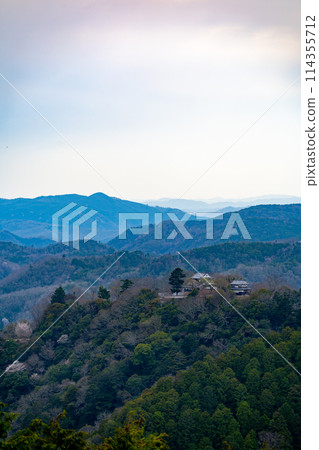 備中松山城的風景 備中松山城的風景 114355712