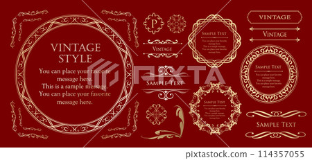 簡單的線條畫框 114357055