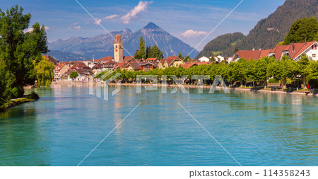 Old City of Unterseen, Interlaken, Switzerland 114358243