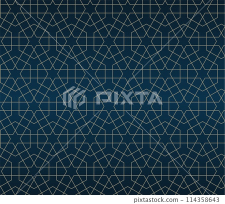 Islamic background with traditional style arabic. Seamless pattern for card, background, fabric or abstract design. Muslim ornament. Islamic background with traditional style arabic. Seamless pattern for card, background, fabric or abstract design. Muslim ornament. 114358643